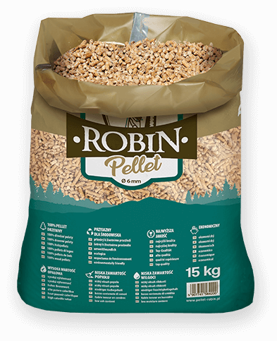 worek pelletu opałowego Robin do kupienia w Krasnobrodzie lub sklepie internetowym